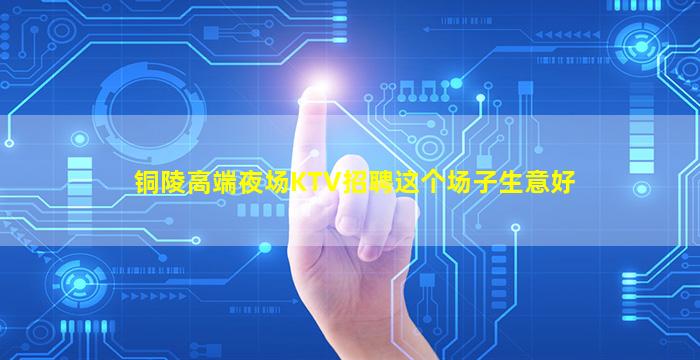铜陵高端夜场KTV招聘这个场子生意好
